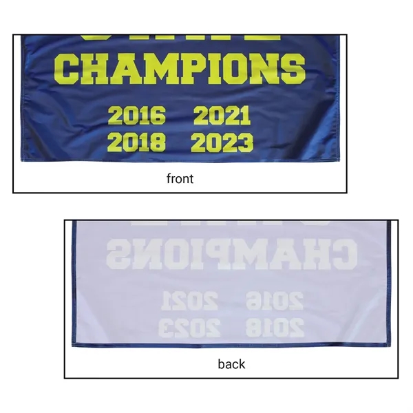Full Color, Full Custom Sports Championship Banner Single Sided Straight Cut... from ASI 80228 Quinn