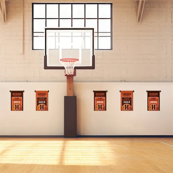 Full Color, Full Custom Sports Championship Banner Single Sided With Backliner... from ASI 80228 Quinn