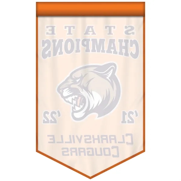Full Color, Full Custom Sports Championship Banner Single Sided V-Cut... from ASI 80228 Quinn