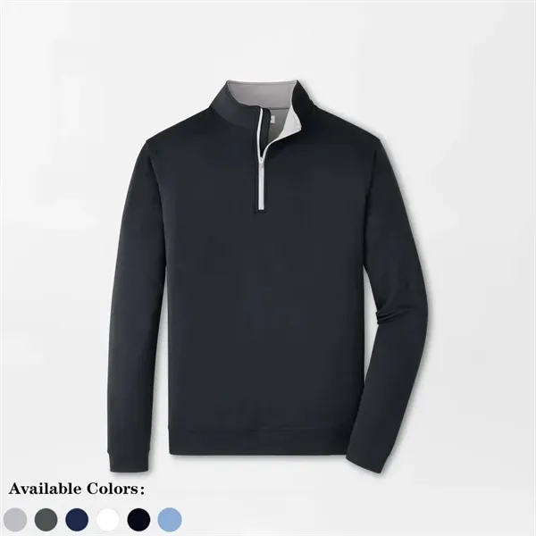 Stylish Peter Millar quarter-zip with custom embroidery, offering stretch, breathability, and... from ASI 72657 Active Life Promo / Active Life