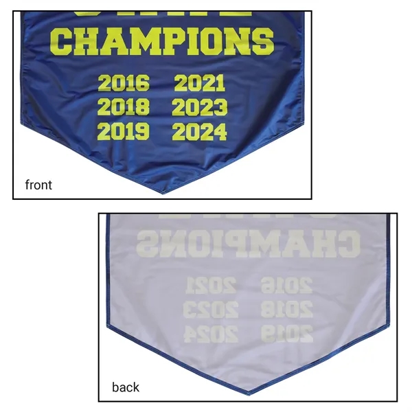 Full Color, Full Custom Sports Championship Banner Single Sided V-Cut... from ASI 80228 Quinn