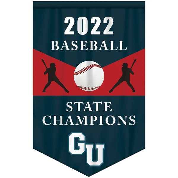 Full Color, Full Custom Sports Championship Banner Double Sided V-Cut... from ASI 80228 Quinn