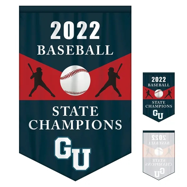 Full Color, Full Custom Sports Championship Banner Single Sided V-Cut... from ASI 80228 Quinn