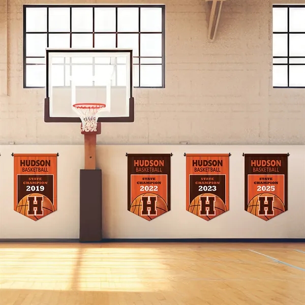 Full Color, Full Custom Sports Championship Banner Single Sided V-Cut... from ASI 80228 Quinn