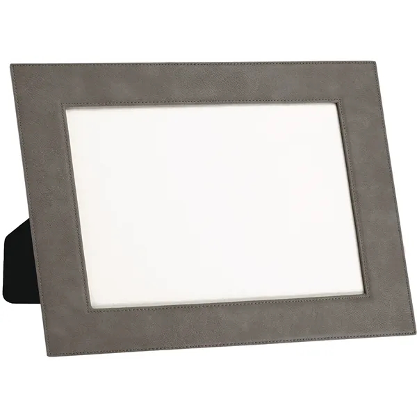 10 3/4" x 12 3/4" x 3/8" gray leatherette photo frame... from ASI 74601 Calico