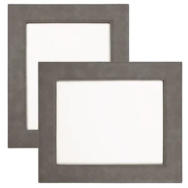 10 3/4" x 12 3/4" x 3/8" gray leatherette photo frame... from ASI 74601 Calico