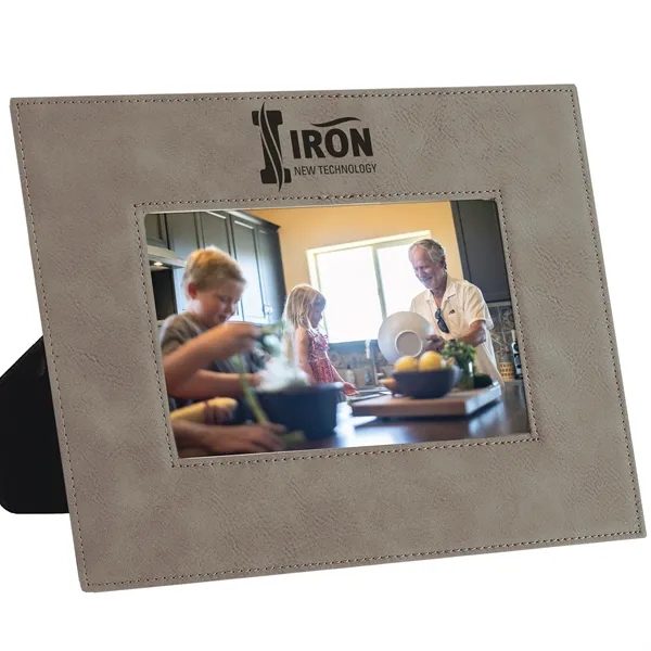 4" x6 3/4" x 8 3/4" x 3/8" gray leatherette photo... from ASI 74601 Calico