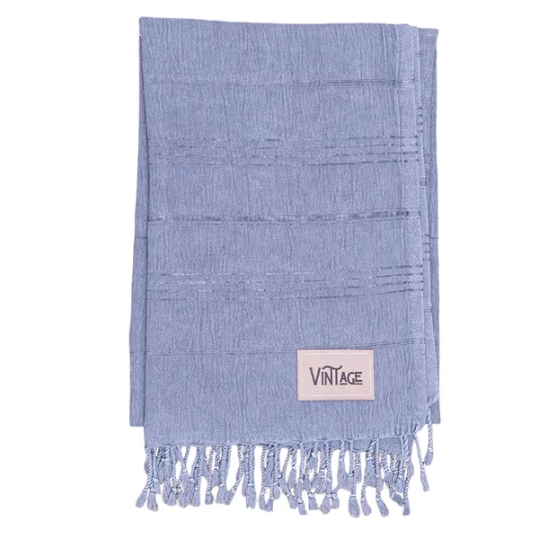 34x67 7.8 lb./doz. 100% Turkish Cotton peshtemal towel with fringes.... from ASI 79750 Pro Towels