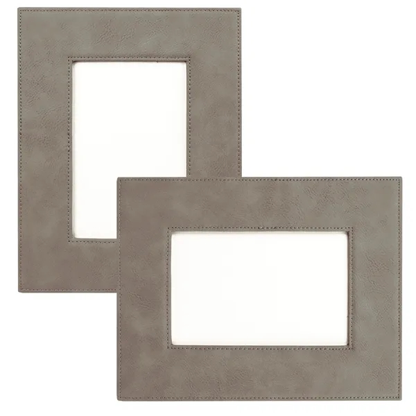 4" x6 3/4" x 8 3/4" x 3/8" gray leatherette photo... from ASI 74601 Calico