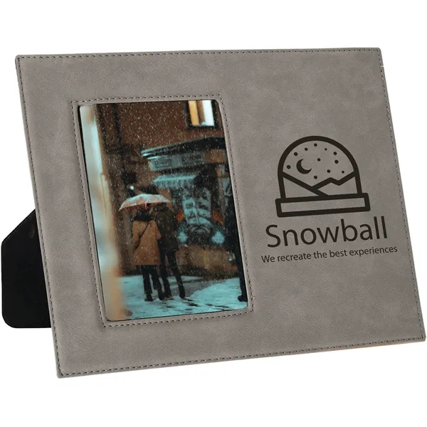 8 1/8" x 9 1/4" x 1/4" PU leatherette photo frame... from ASI 74601 Calico