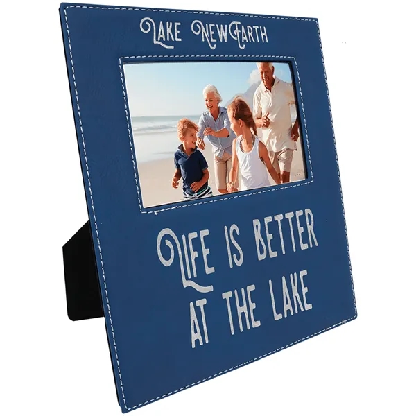 8 1/8" x 9 1/4" x 1/4" PU leatherette photo frame... from ASI 74601 Calico