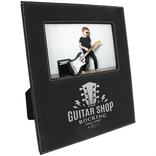 8 1/8" x 9 1/4" x 1/4" PU leatherette photo frame... from ASI 74601 Calico