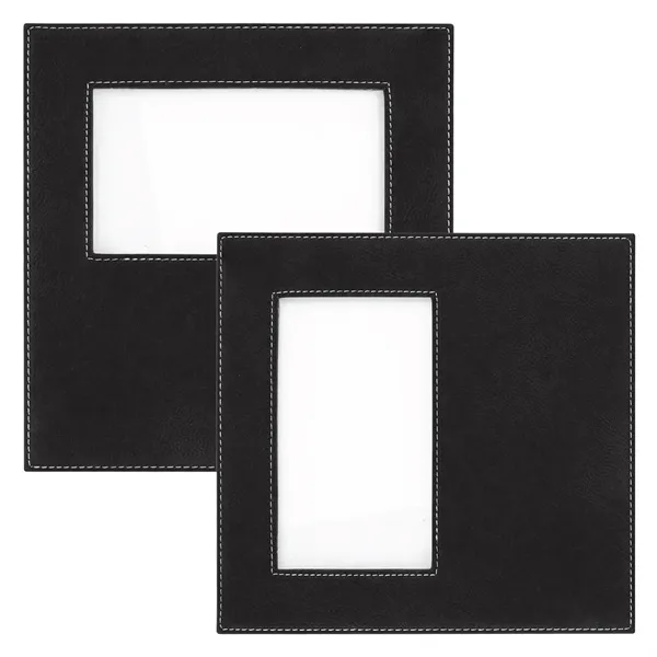 8 1/8" x 9 1/4" x 1/4" PU leatherette photo frame... from ASI 74601 Calico