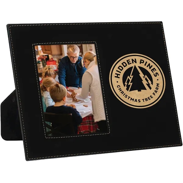 8 1/8" x 9 1/4" x 1/4" PU leatherette photo frame... from ASI 74601 Calico