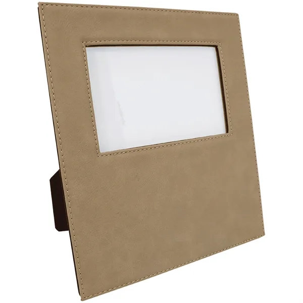 8 1/8" x 9 1/4" x 1/4" PU leatherette photo frame... from ASI 74601 Calico