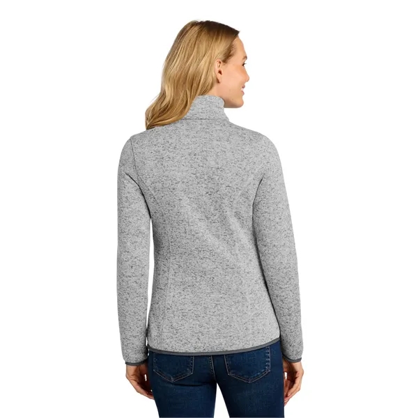 Port Authority Ladies Sweater Fleece Jacket.... from ASI 84863 SanMar