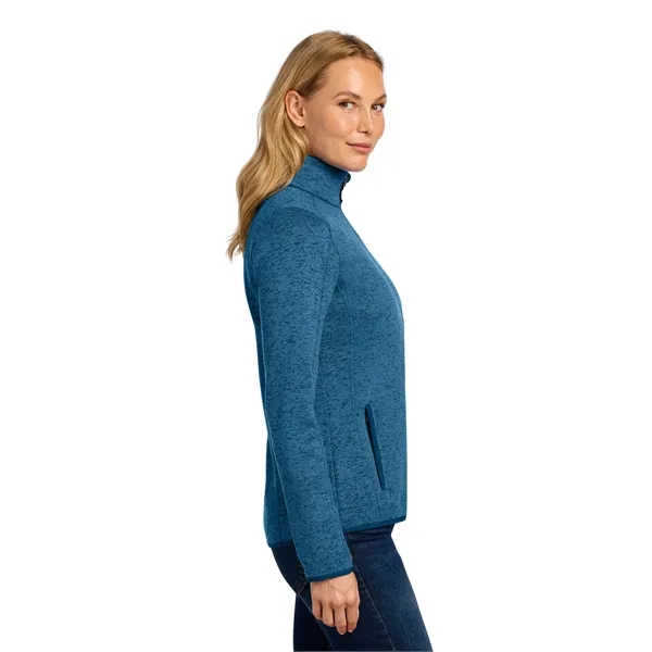 Port Authority Ladies Sweater Fleece Jacket.... from ASI 84863 SanMar