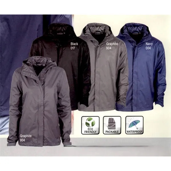 Packable waterproof ladies jacket for unpredictable weather.... from ASI 50930 Dunbrooke