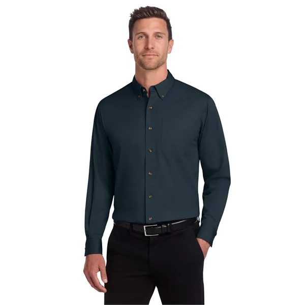 Port Authority Long Sleeve Twill Shirt.... from ASI 84863 SanMar