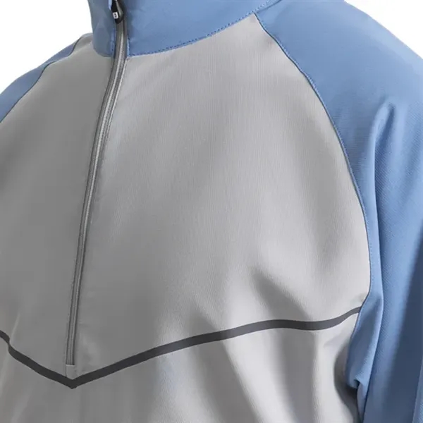 Men's Half-Zip Windshirt. Windproof Fabric, Water Repellent, 4-Way Stretch, Lower Side... from ASI 38120 Ball Pro / Diversified Quality Kitchenware / Branded Apparel Designs