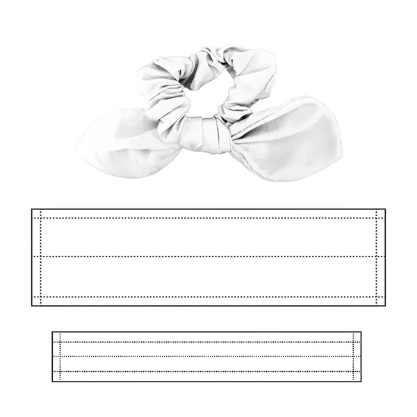 Full Color Bow Scrunchie... from ASI 30208 A P Specialties / AP Specialties