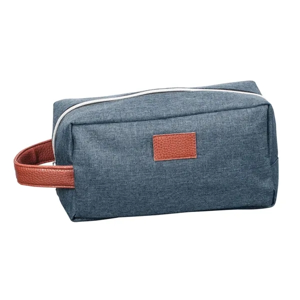 Toiletry / cosmetic bag made from 600D heather fabrication. Perfect for... from ASI 84592 St Regis Group
