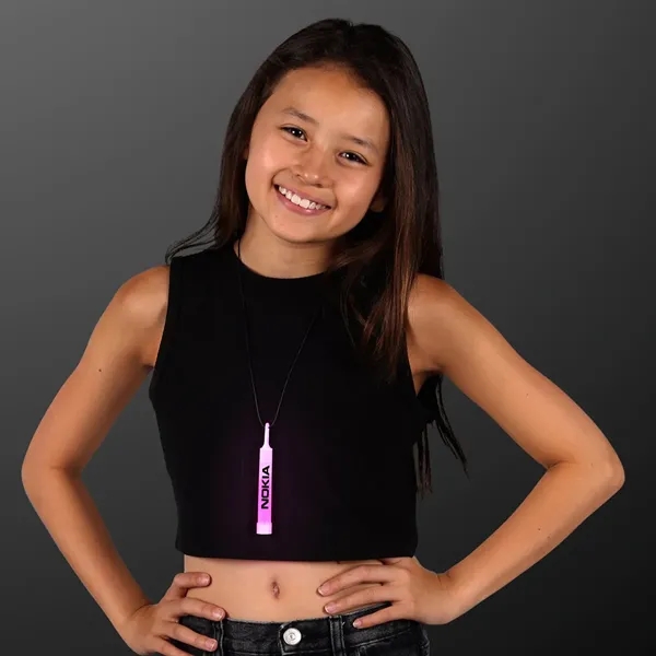 Blank or imprinted. Assorted 4" Mid-Size Glow Sticks with Lanyard.... from ASI 34194 ALightPromos / Alight Promotional Products