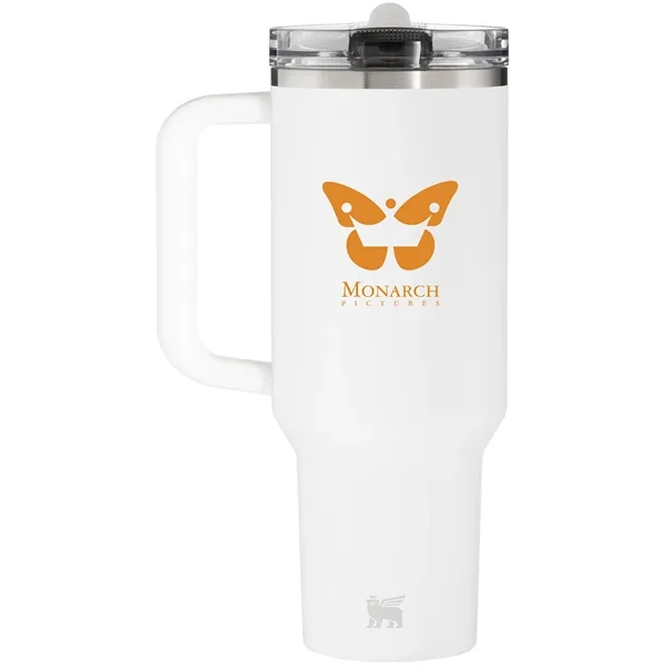 40 oz insulated stainless steel tumbler with ProTour flip straw lid,... from ASI 51197 ETS Express, LLC