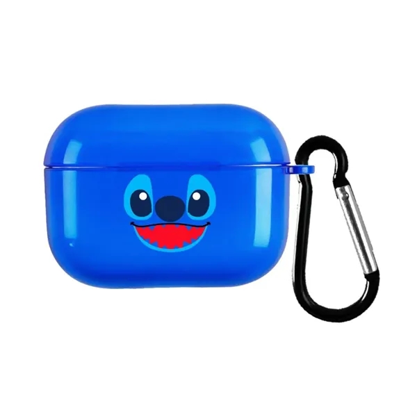 Shockproof TPU earbud case with carabiner plus full color UV imprint... from ASI 37218 Athena Promo (tm)