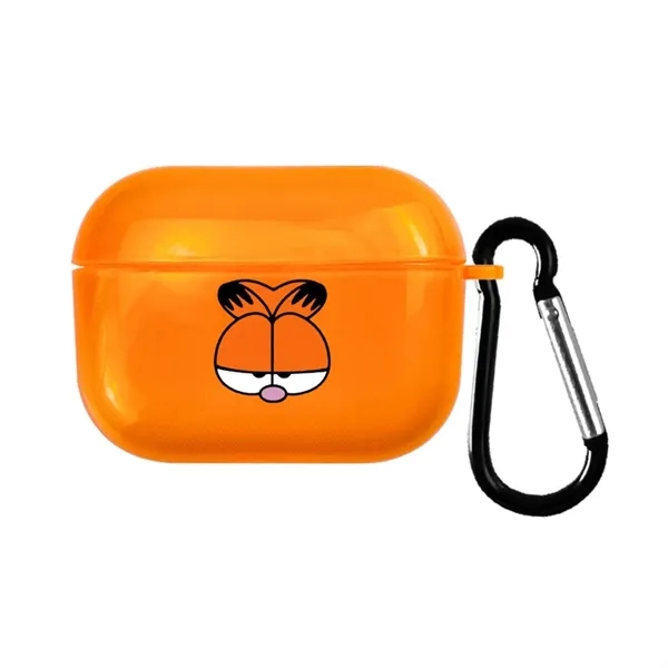 Shockproof TPU earbud case with carabiner plus full color UV imprint... from ASI 37218 Athena Promo (tm)