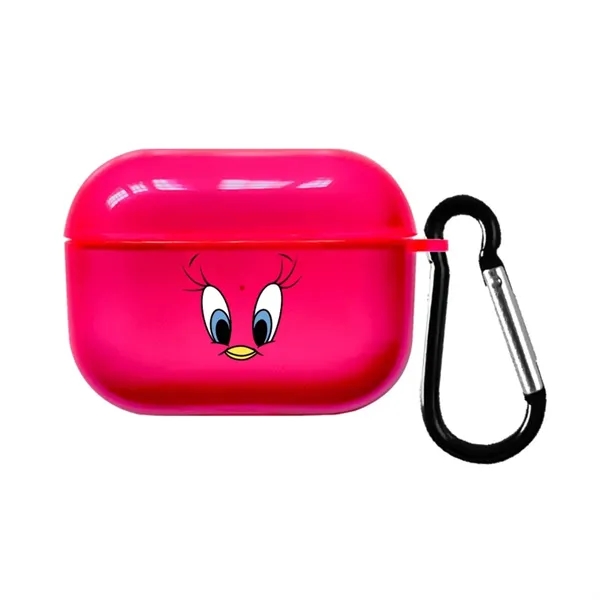 Shockproof TPU earbud case with carabiner plus full color UV imprint... from ASI 37218 Athena Promo (tm)