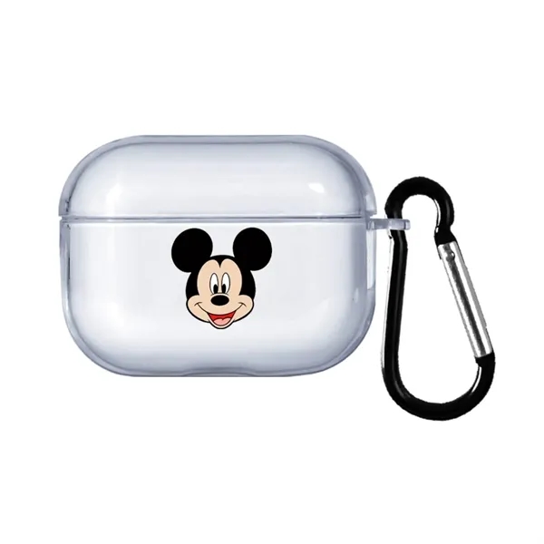 Shockproof TPU earbud case with carabiner plus full color UV imprint... from ASI 37218 Athena Promo (tm)