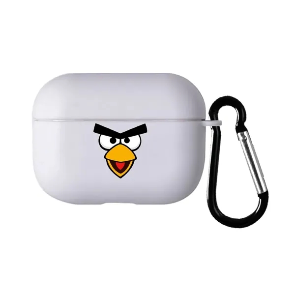 Shockproof TPU earbud case with carabiner plus full color UV imprint... from ASI 37218 Athena Promo (tm)