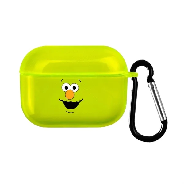 Shockproof TPU earbud case with carabiner plus full color UV imprint... from ASI 37218 Athena Promo (tm)