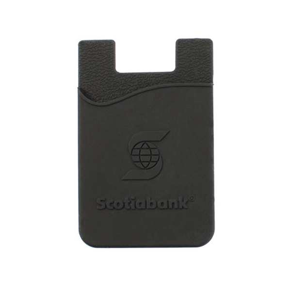 Embossed silicon wallet attaches to your cell phone.... from ASI 90807 Tekweld