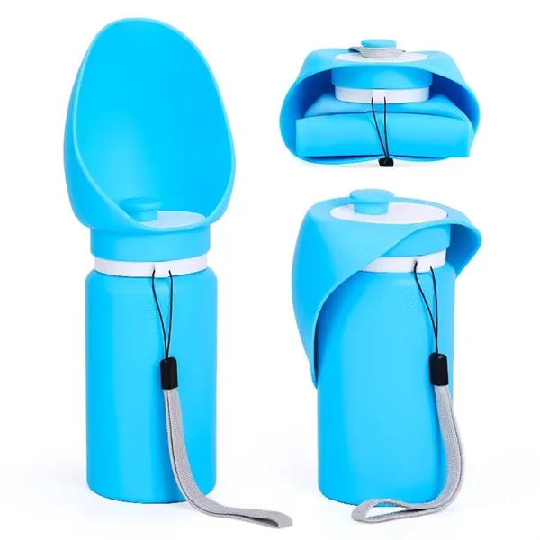Foldable pet travel water Bottle with leak-proof design, wide bowl, and... from ASI 72657 Active Life Promo / Active Life