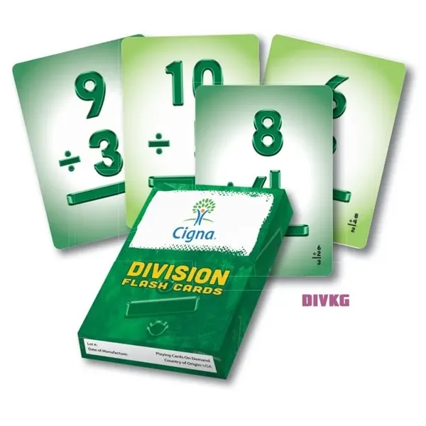 Practice facts, gain confidence, learn and have fun with this Division... from ASI 56080 Playing Cards On Demand