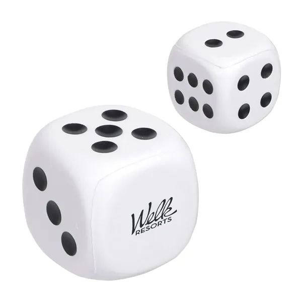 Dice shaped stress reliever.... from ASI 63549 Jornik Manufacturing Corp