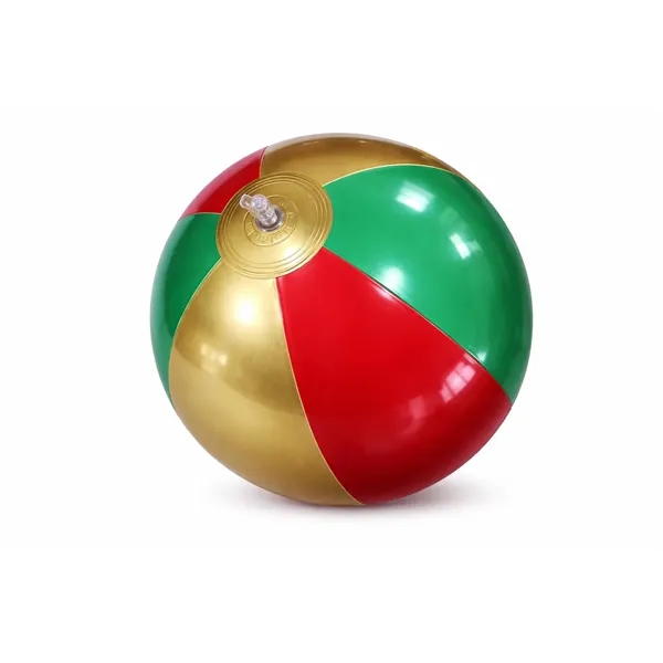 16"Inflatable Tri-Colored Beach Balls. 3 Colors 2 Panels Each. 16" measured... from ASI 31977 Adline Industries Inc