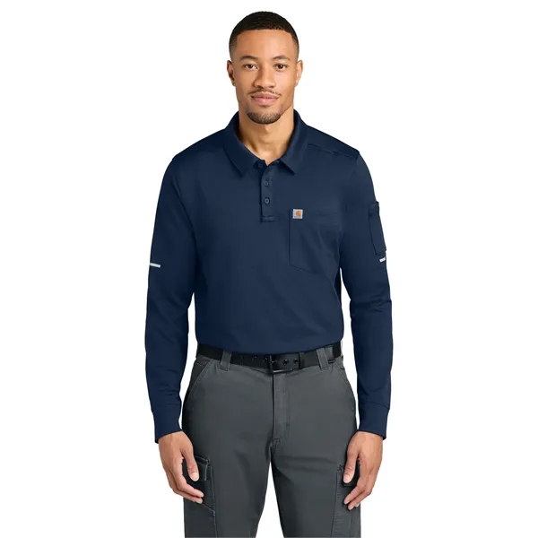 Carhartt FLD & RSCU Long Sleeve Polo... from ASI 84863 SanMar
