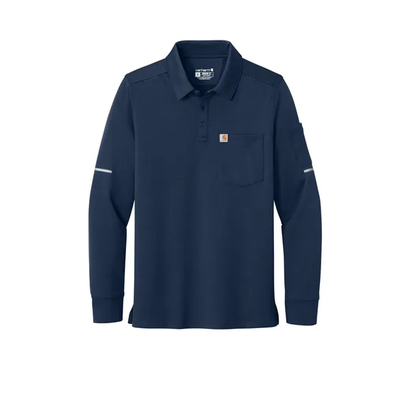 Carhartt FLD & RSCU Long Sleeve Polo... from ASI 84863 SanMar