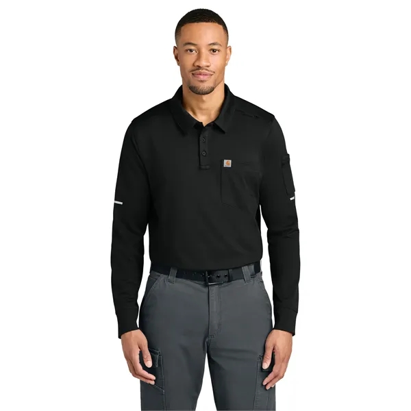 Carhartt FLD & RSCU Long Sleeve Polo... from ASI 84863 SanMar