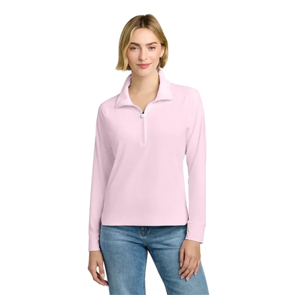Brooks Brothers Women's Luxe Performance 1/4-Zip... from ASI 84863 SanMar
