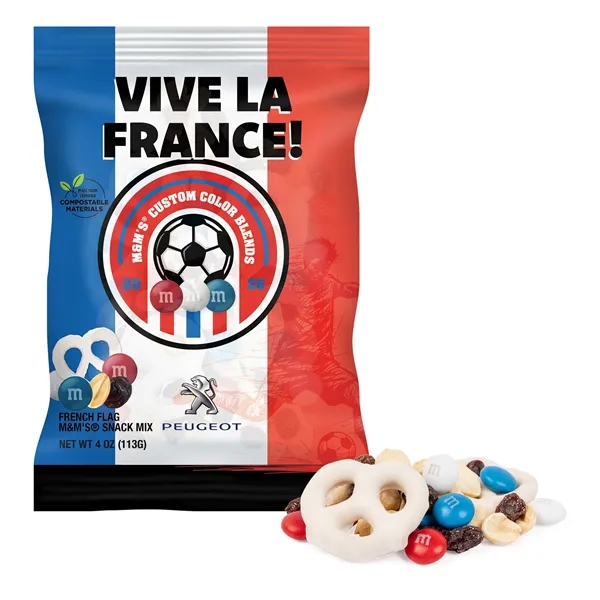 Item #CDFB751-WC-E Soccer M&M"S® Snack Mix, 4oz. ECO- Digibag