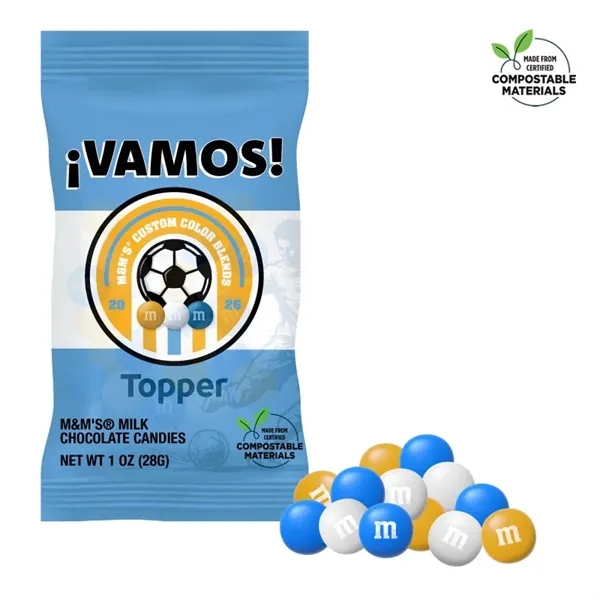 Item #CDGBCMM-WC-E Soccer M&M'S Color Choice, 1oz ECO-Digibag & Full Color