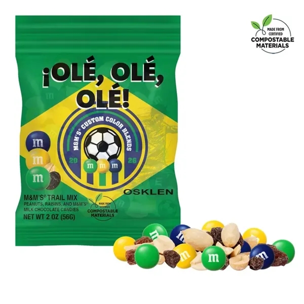 Item #CDHFTMM-WC-E Soccer M&M'S Trail Mix, 2oz ECO-Digibag, Full Color, Color C