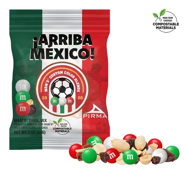 Item #CDHFTMM-WC-E Soccer M&M'S Trail Mix, 2oz ECO-Digibag, Full Color, Color C
