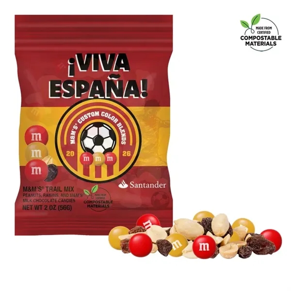 Item #CDHFTMM-WC-E Soccer M&M'S Trail Mix, 2oz ECO-Digibag, Full Color, Color C