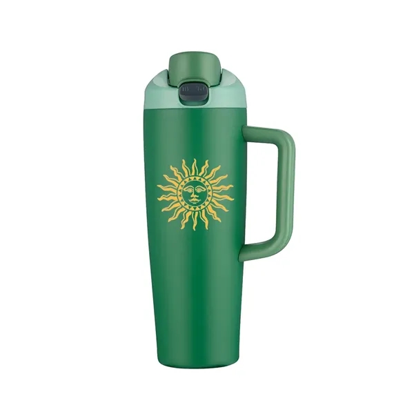30 oz travel mug vacuum-sealed with powered finish and copper coating... from ASI 31517 Admart Products