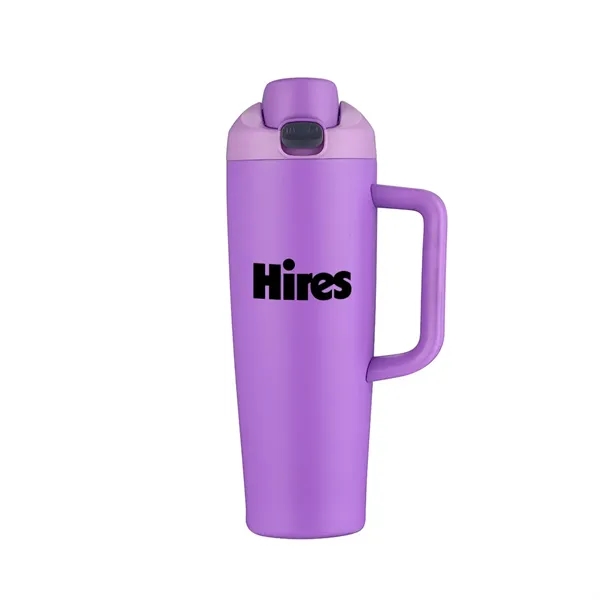 30 oz travel mug vacuum-sealed with powered finish and copper coating... from ASI 31517 Admart Products